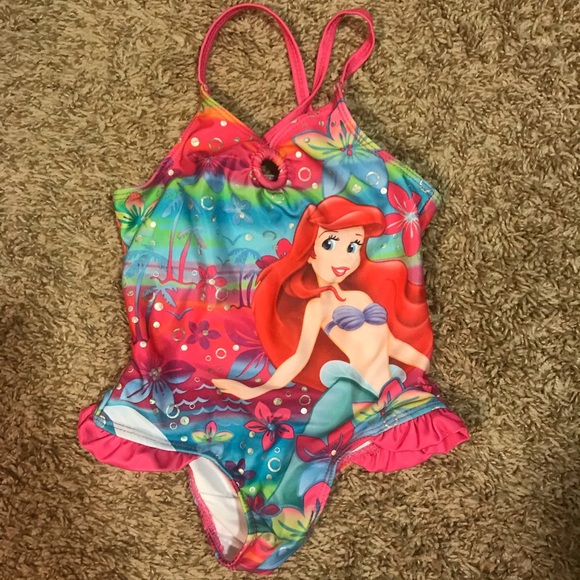Disney Swim 5 For 25 Toddler Little Mermaid Swimsuit Poshmark